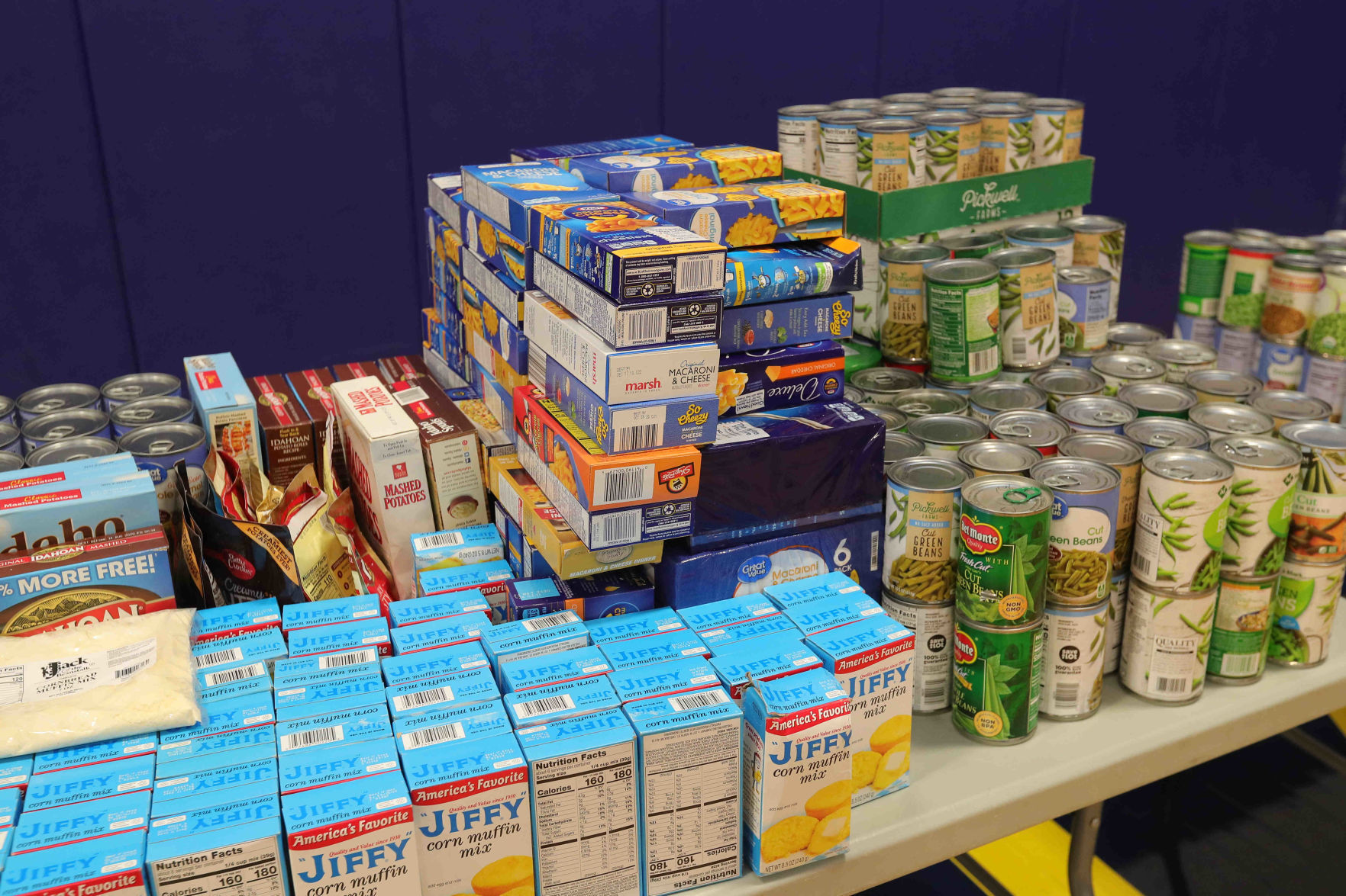 Pennsylvania Avenue School held a Thanksgiving Turkey Basket donation event for school families